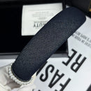 Side profile showing headband curvature and secure fit