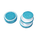 FITINY Two-Tier Snus Can Storage Box – White PP Plastic with Secure Lid, 7 x 3 cm