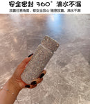 Three color variants arranged together — white, pink, red — for comparison