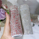 Tumbler filled with iced tea showing 150ml capacity level