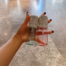 Crystal accent under natural light showing subtle sparkle and smooth integration