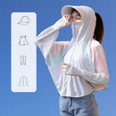 Womens UPF 50+ Cooling UV Protection Clothing Hooded Sun Protective Jacket Long Sleeve for Summer