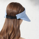 omen's Summer Sun UV Protection Visor Wide Brim Clip Cap Hat