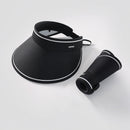 omen's Summer Sun UV Protection Visor Wide Brim Clip Cap Hat