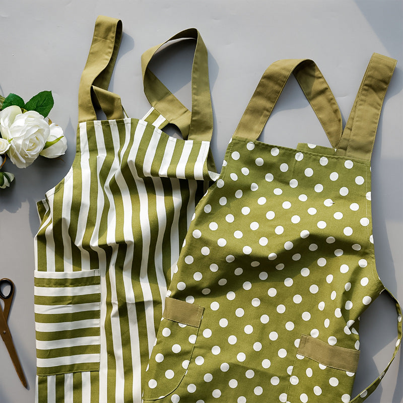 Quick-drying vest polka dot apron