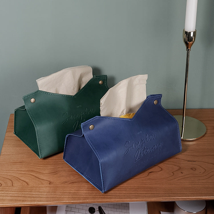 PU Leather tissue box