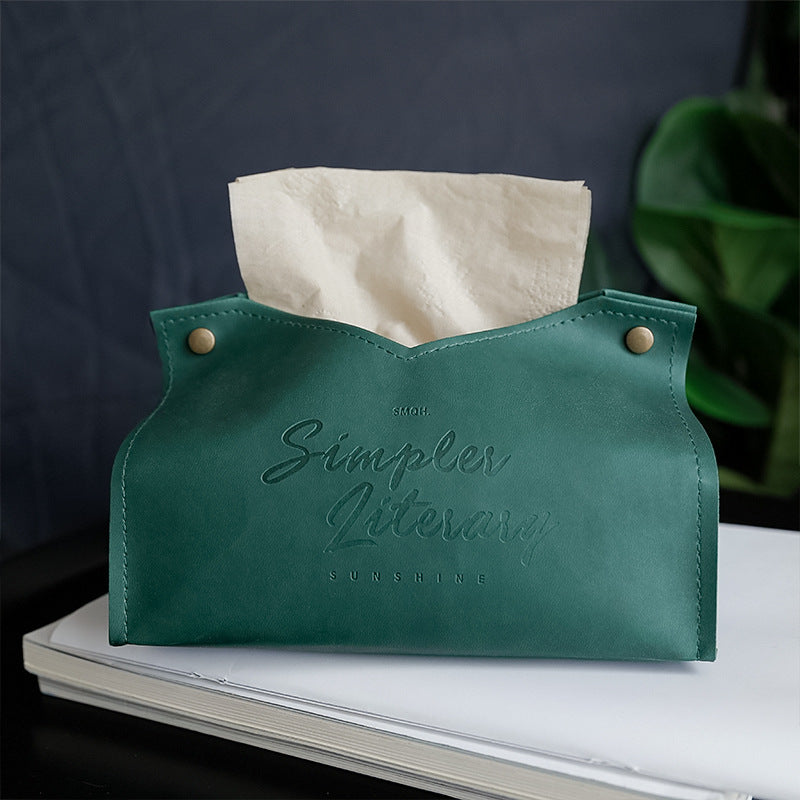 PU Leather tissue box