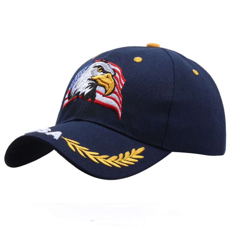 Eagle American Flag USA Pentagram Embroidered Baseball Cap Cap Sun Hat