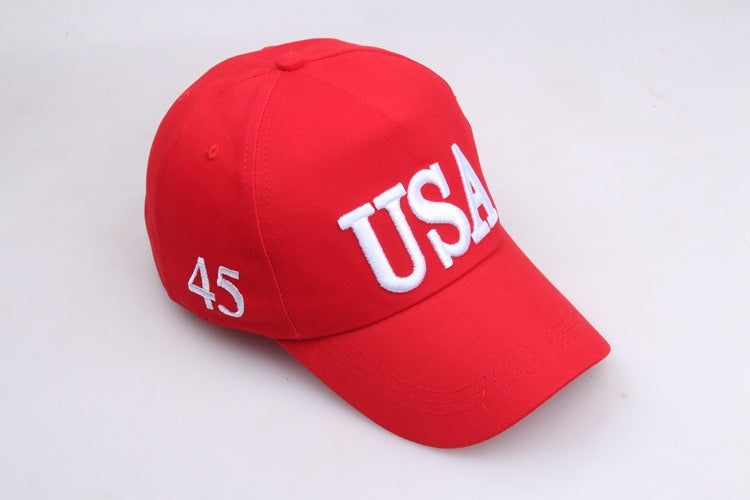 Trump 2024 Keep America Great Cap Adjustable Baseball Hat with USA Flag