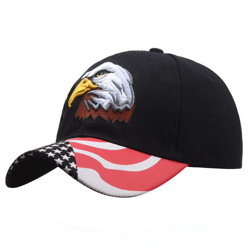 Eagle American Flag USA Pentagram Embroidered Baseball Cap Cap Sun Hat