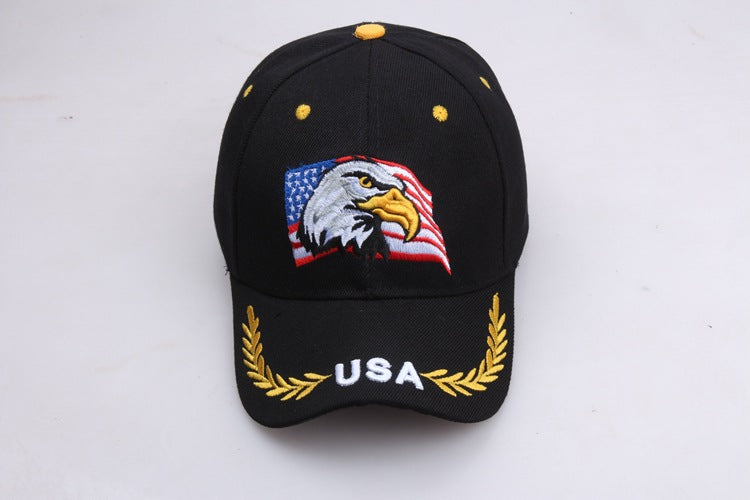 Eagle American Flag USA Pentagram Embroidered Baseball Cap Cap Sun Hat