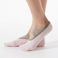 Yoga Socks for Women Non-Slip Grips & Straps, Ideal for Pilates, Barre,Dance One Size 2 Pairs