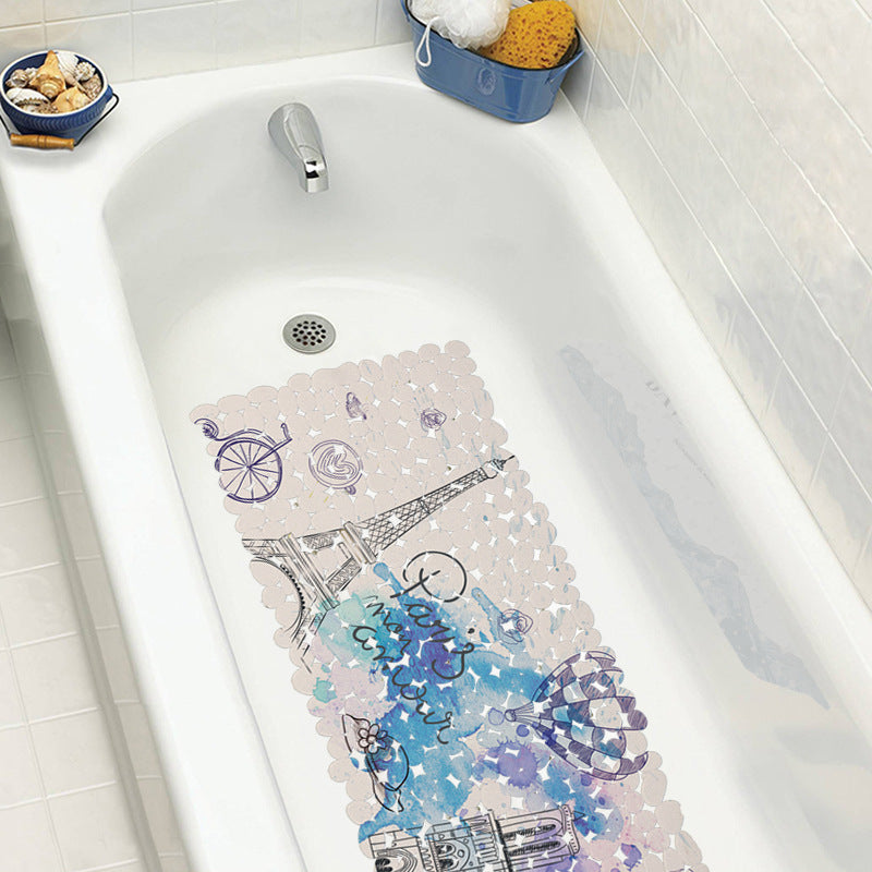 Bathroom Printing Anti-slip Mat PVC