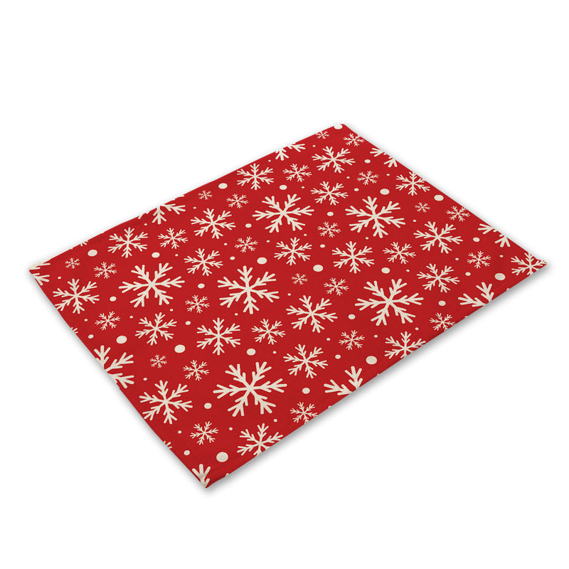 Christmas theme western placemat