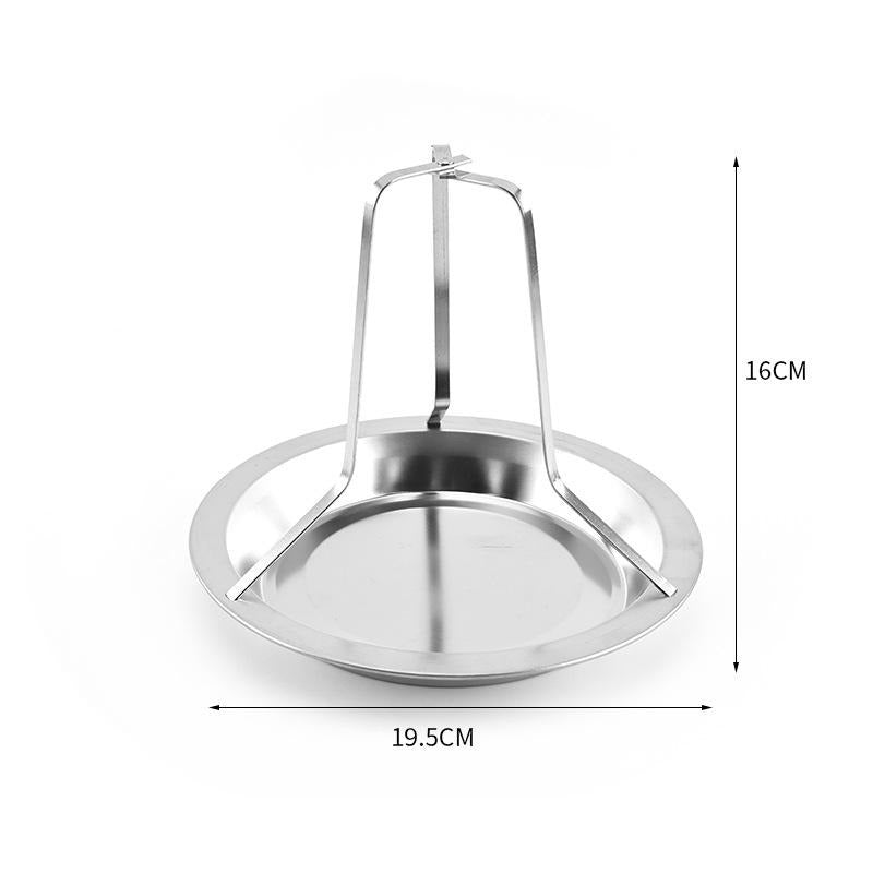 Stainless Steel Grilled Chicken Tray Non-stick Chicken Rack