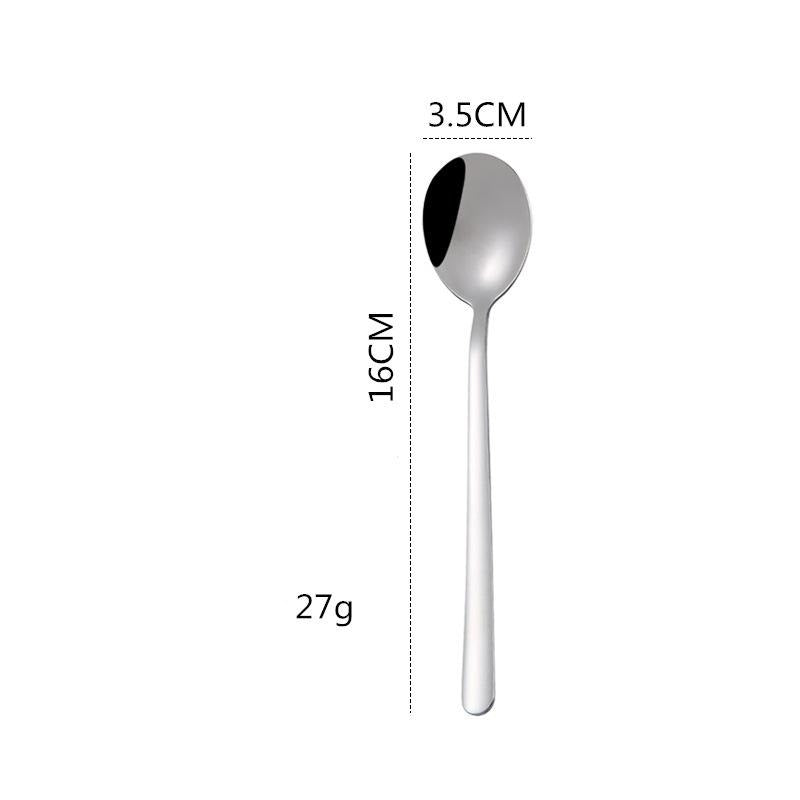 Premium Food Grade 304 Stainless Steel Spoons Dinner Spoon Set,16 Pcs