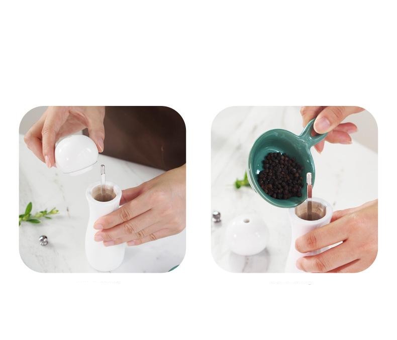 Multifunctional Ceramic 6 Inch Pepper Grinder