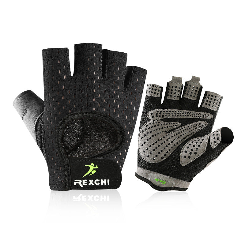 Fitness Gloves Men and Women Riding Gym Wear-resistant Anti-skid Shock Absorption