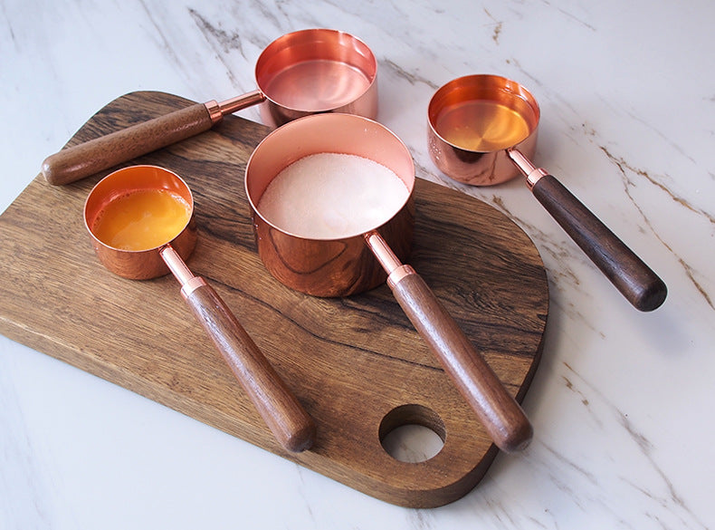 Rose Gold Measuring Cup Set of 4