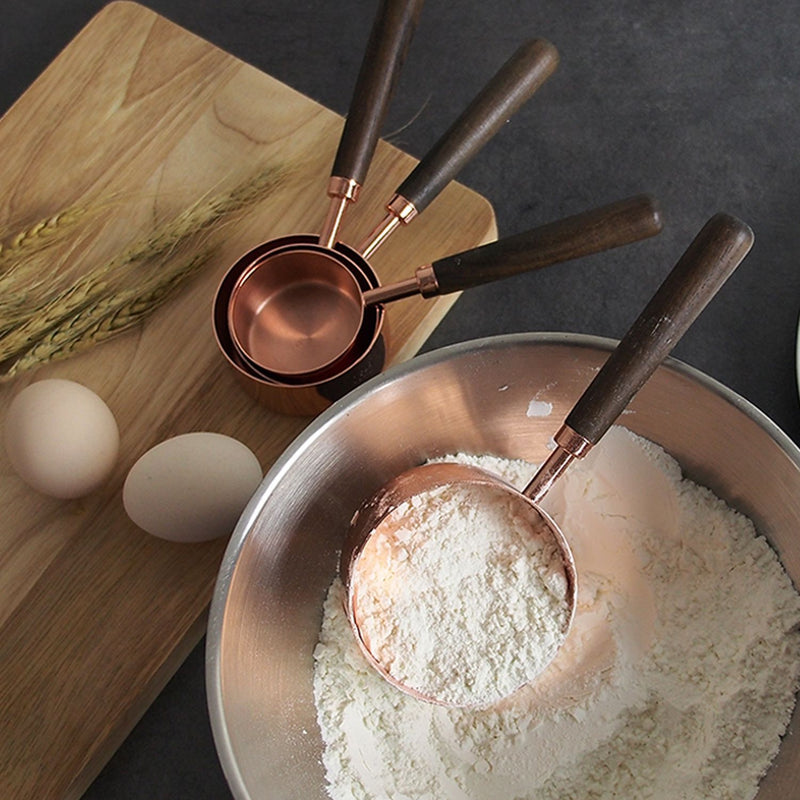 Rose Gold Measuring Cup Set of 4