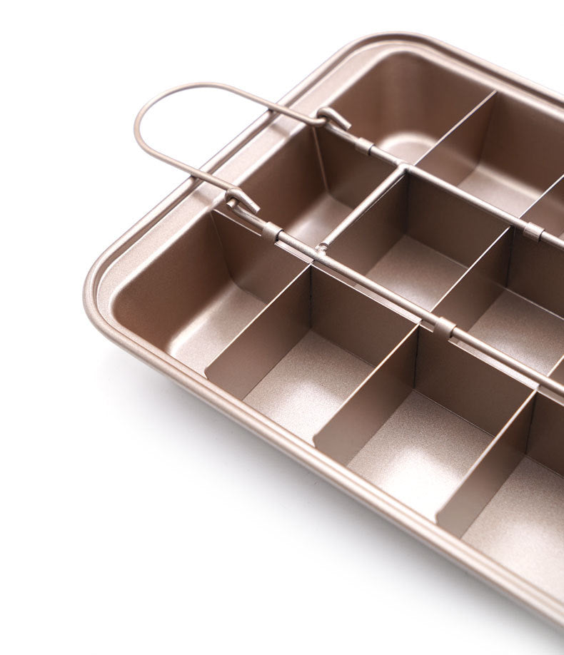 Brownie Pan Non Stick Brownie Pans With Dividers 18 Pre-slice Brownie Baking Tray