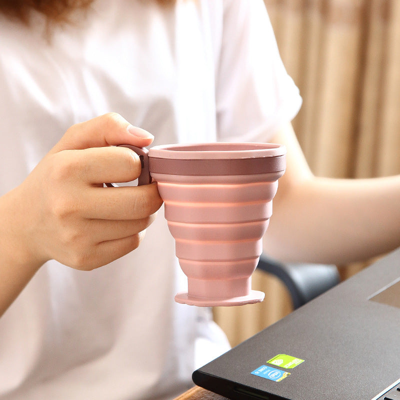 Portable Silicone Foldable Water Cup