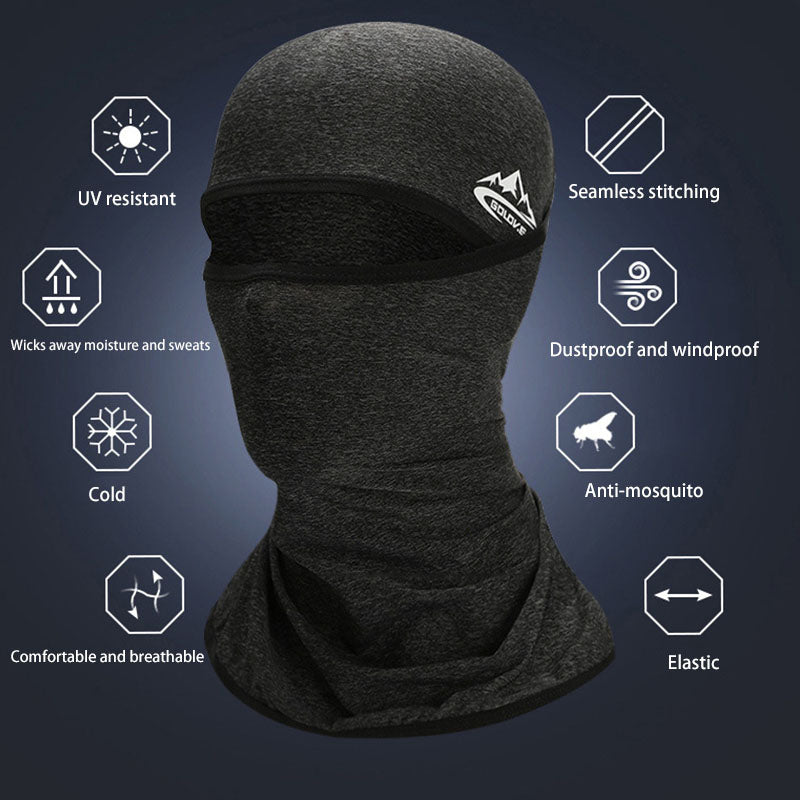 Summer Ice Silk Sunscreen Hood Men's and Women's Cycling Mask Multi-Functional Sports Anti-Shedding Magic Bandana