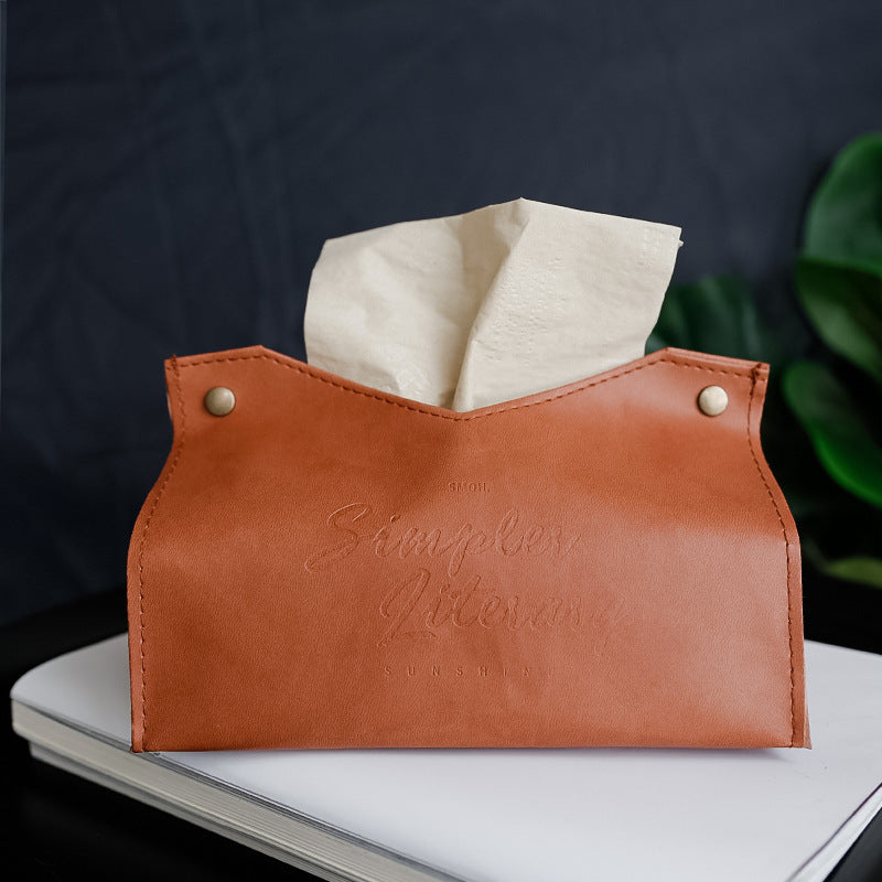 PU Leather tissue box