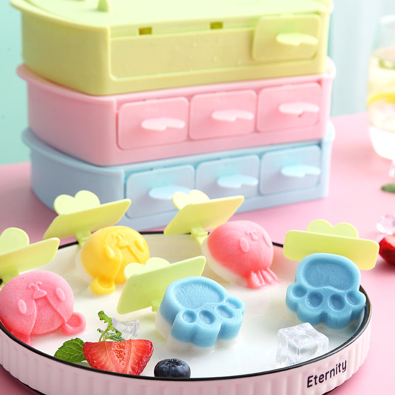 Cartoon Homemade Popsicle Mold