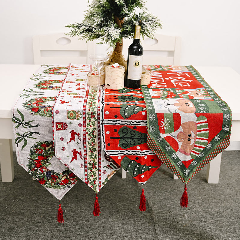 Table Runner, Tablecloth, Christmas Home Decoration