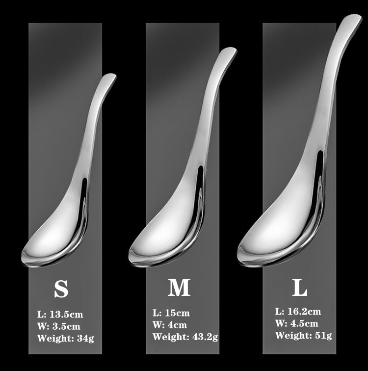 Stainless Steel Soup Spoons Set of 4