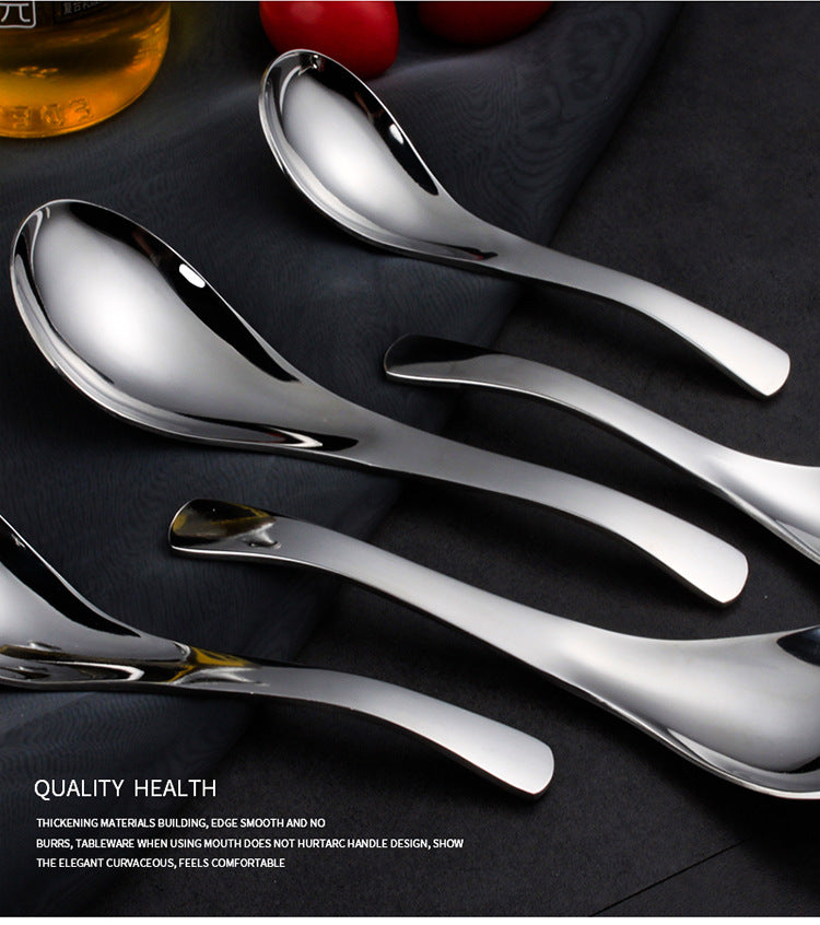 Stainless Steel Soup Spoons Set of 4