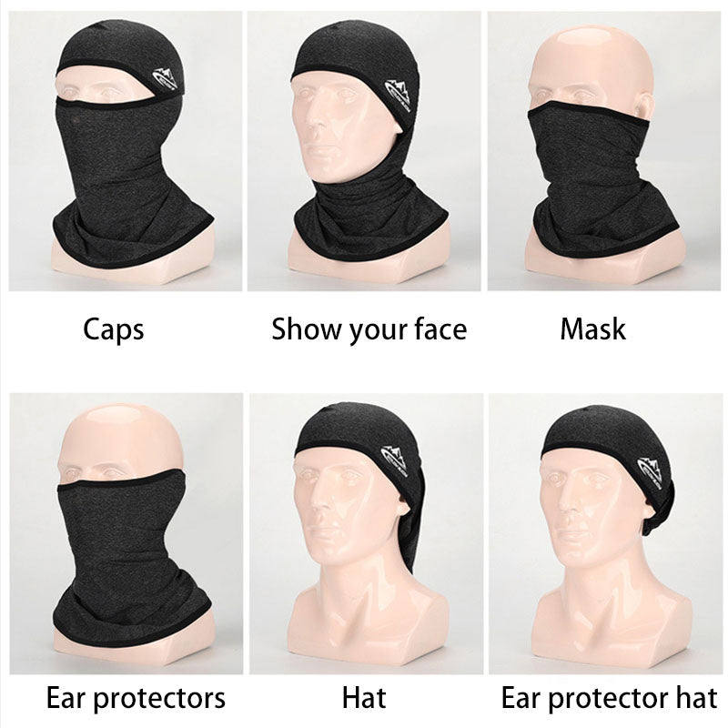 Summer Ice Silk Sunscreen Hood Men's and Women's Cycling Mask Multi-Functional Sports Anti-Shedding Magic Bandana