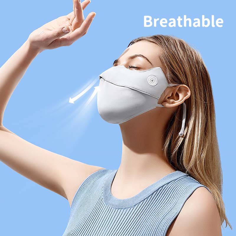 UPF50+ Face Mask Washable Reusable Exercise Breathable Sun Protection Sports Face Mask for Man andWomen