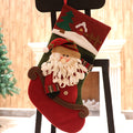 Christmas Stockings Gift Bag Christmas Tree Decoration Pendant Santa Socks