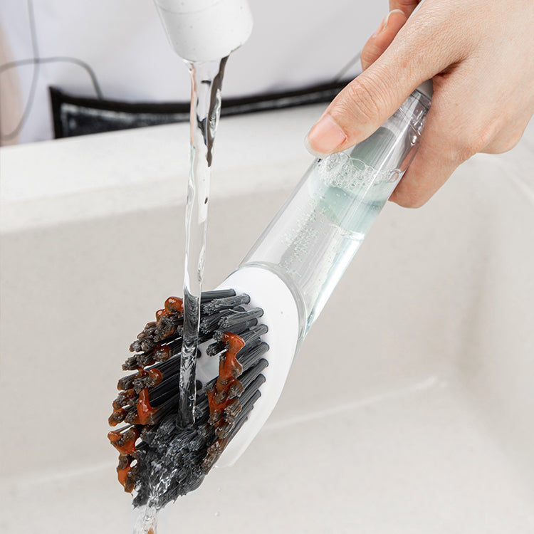 Kitchen Cleaning Long-handled Pot Washing Brush