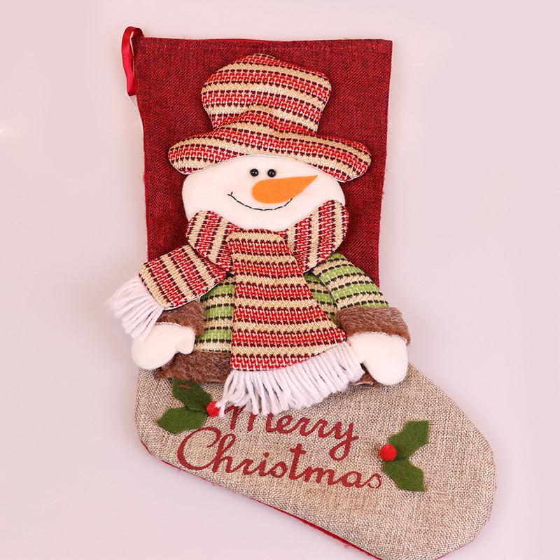 Christmas Stockings Christmas Ornaments Pendant Socks Ornaments Christmas Socks