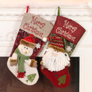 Christmas Stockings Gift Bag Large Candy Socks Pendant Santa Claus Decoration