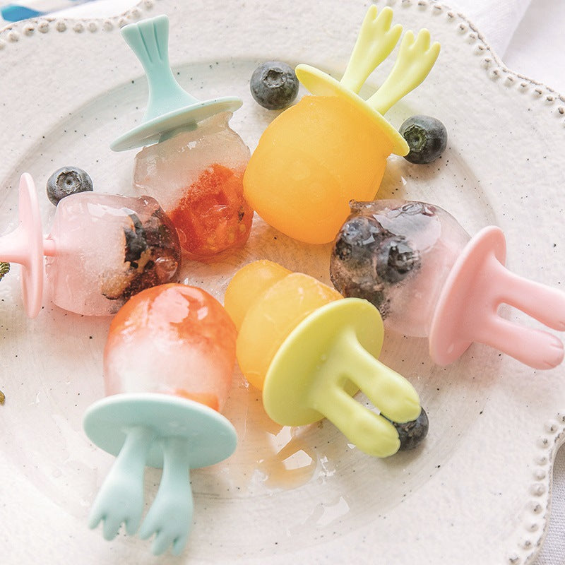 Cartoon Silicone DIY Popsicle Mold Ice Cream Mold