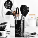 Silicone Kitchen Utensil 9-Piece Set of Premium Stainless Steel and Nonstick Silicon