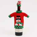 Christmas Decorations Wine Bottle Set