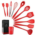 10-piece non-stick silicone spatula kitchen tool set  Kitchen Cooking Utensils Set