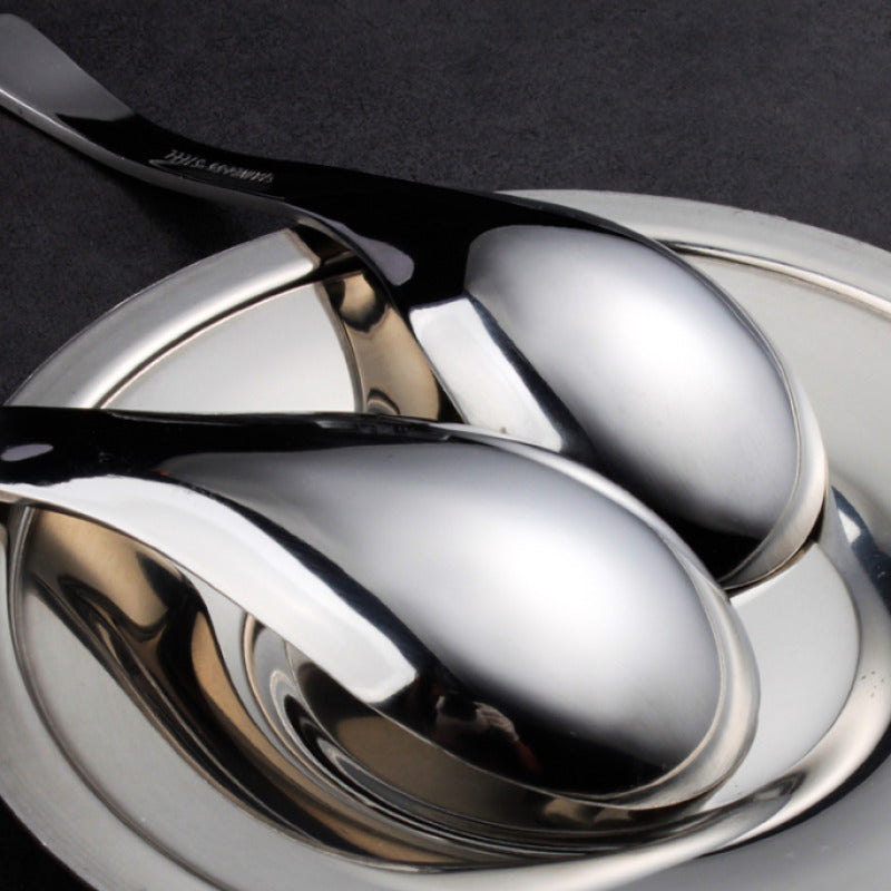 Stainless Steel Soup Spoons Set of 4