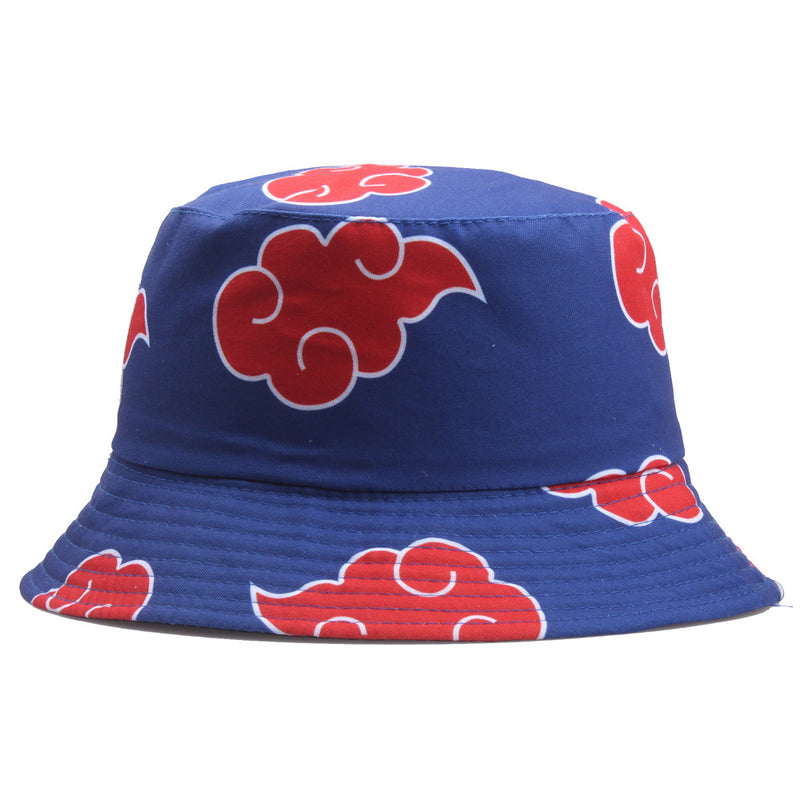 Outdoor Sun Shade Cartoon Print Cloud Fisherman Hat