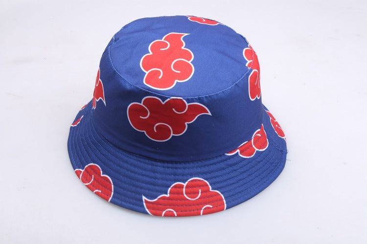 Outdoor Sun Shade Cartoon Print Cloud Fisherman Hat