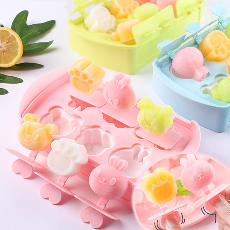 Cartoon Homemade Popsicle Mold