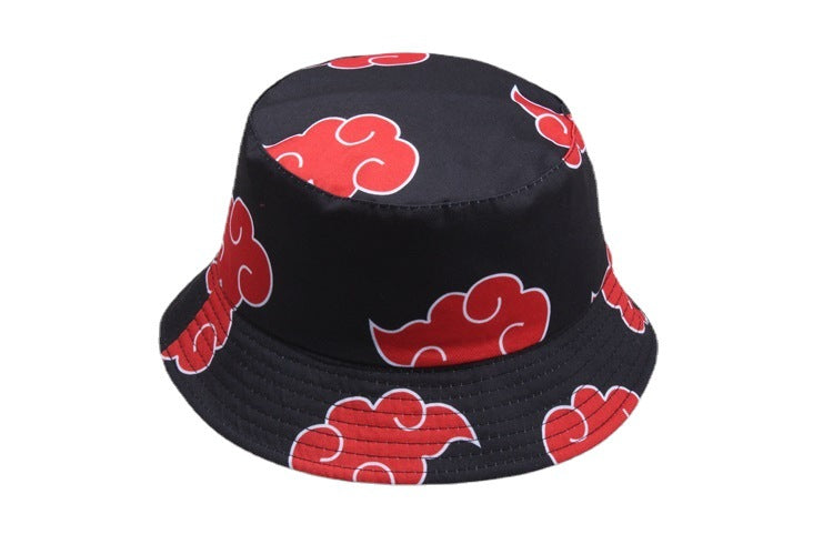 Outdoor Sun Shade Cartoon Print Cloud Fisherman Hat