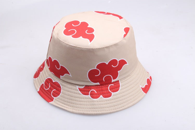 Outdoor Sun Shade Cartoon Print Cloud Fisherman Hat