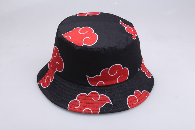 Outdoor Sun Shade Cartoon Print Cloud Fisherman Hat