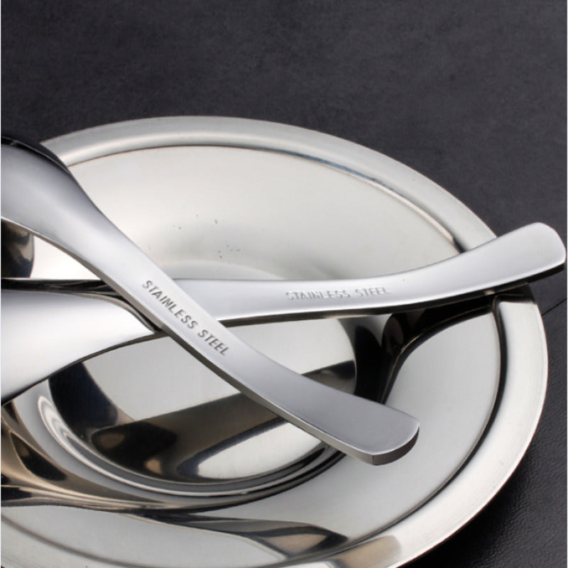 Stainless Steel Soup Spoons Set of 4